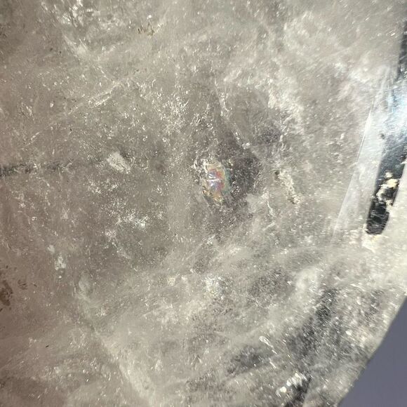 Black Rutilated Quartz Heart Carving‎ (#1) - Picture 6 of 11